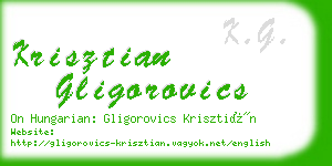krisztian gligorovics business card